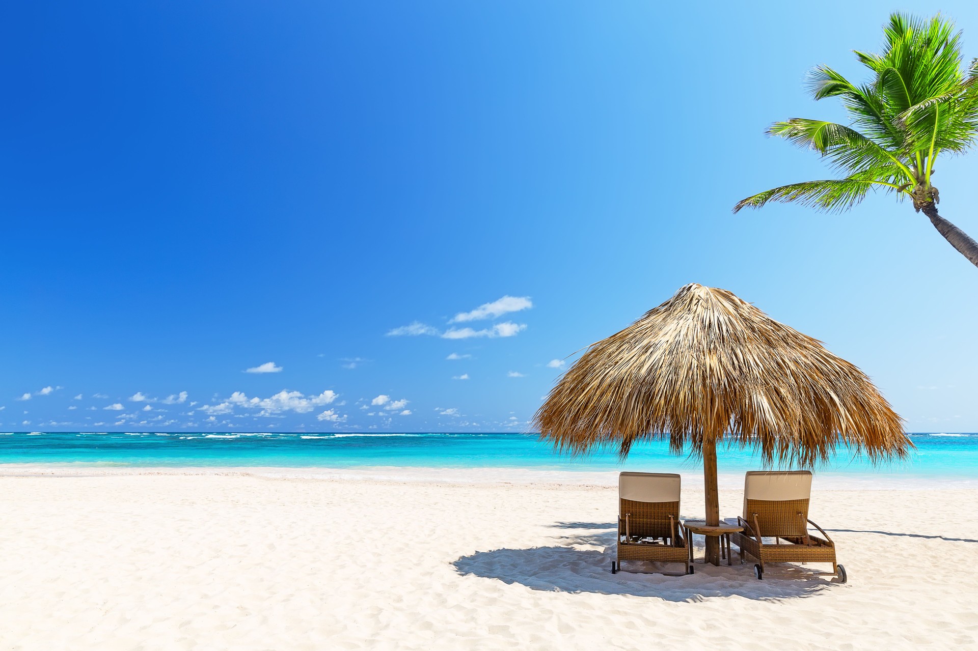 Punta Cana, Dominican Republic.  Beach scene vacation and summer holiday investment.
